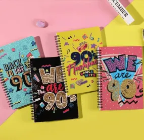 90's Coil Soft Cover Lined Notebooks