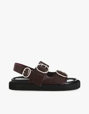 Anouk Sandal - Burgundy