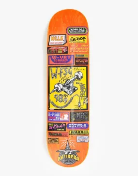 Anti Hero Taylor Broadcasting Skateboard Deck - 8.25