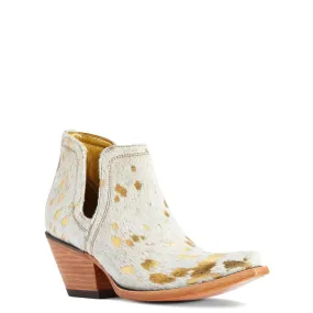 Ariat Women's Dixon Haircalf- White Metallic Hair On