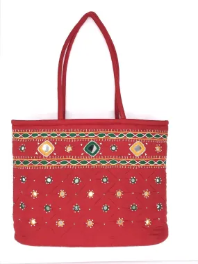 Banjara traditional handbag for women (red)