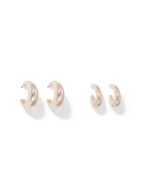 Carla Curve Earrings 2 Pack