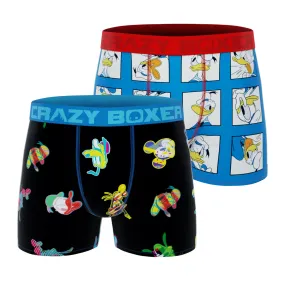 CRAZYBOXER Disney Donald Classic Men's Men's Boxer Briefs (2 pack)