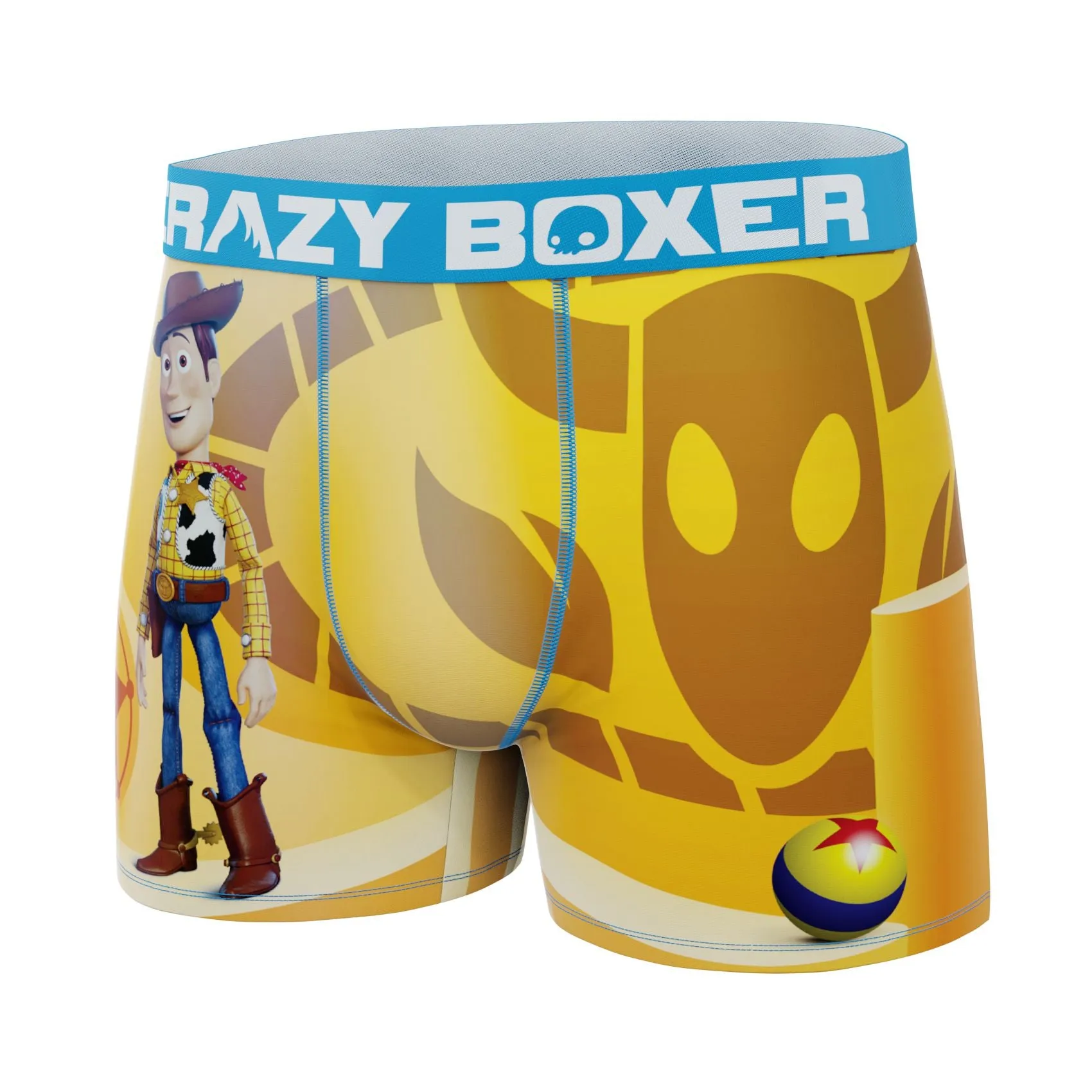 CRAZYBOXER Pixar Toy Story Star Ball Men's Boxer Briefs (Creative Packaging)