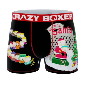 CRAZYBOXER South Park Cartman Santa Line Men's Boxer Briefs