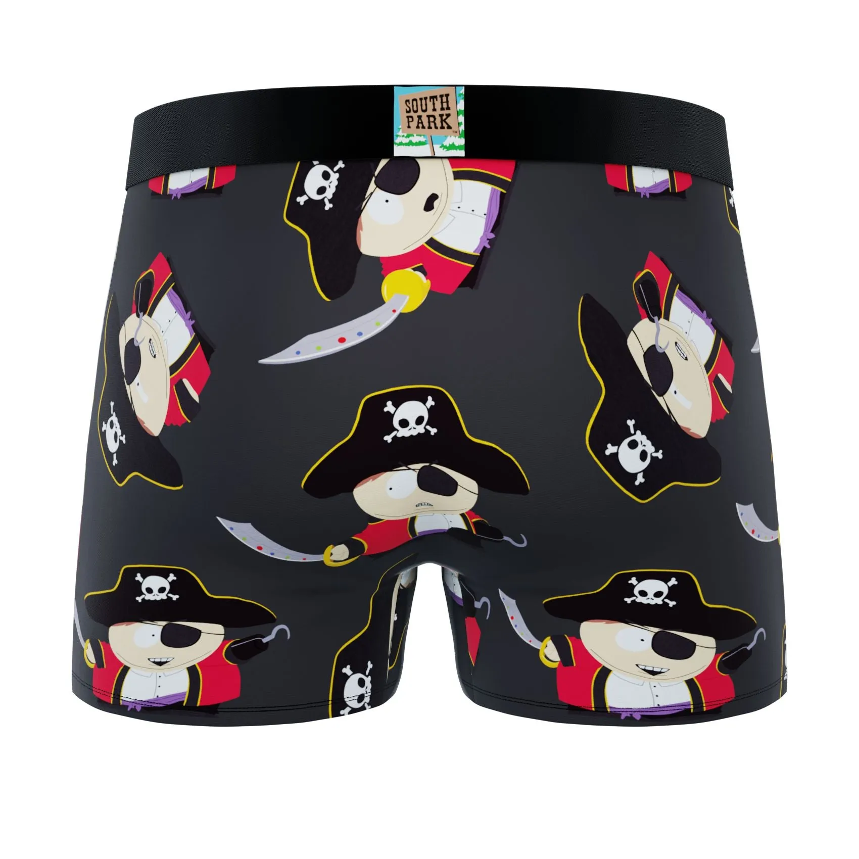 CRAZYBOXER South Park Chef   Cartman Pirate Men's Boxer Briefs (2 pack)