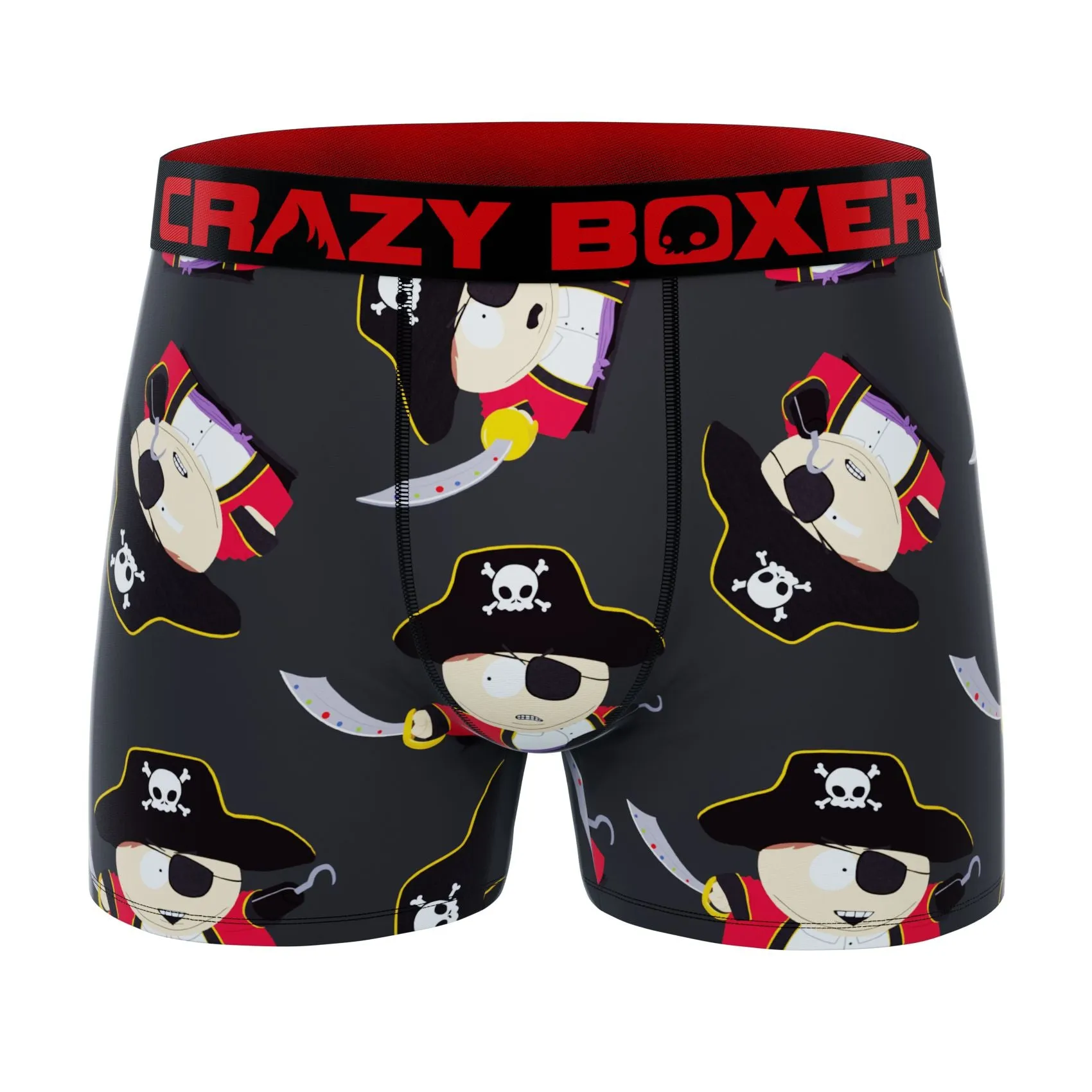 CRAZYBOXER South Park Chef   Cartman Pirate Men's Boxer Briefs (2 pack)