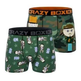 CRAZYBOXER South Park Mili Men's Boxer Briefs (Pack 2)