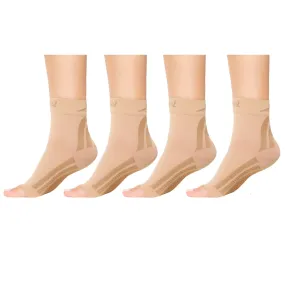 Foot Sleeves - Nude (2 Pack)