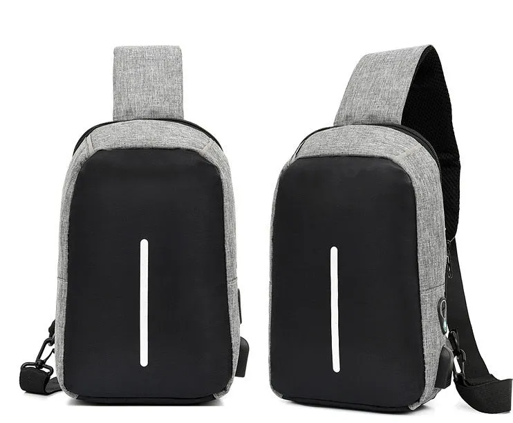 Grey Messenger Bags Sports Bag Gym Bag 4184