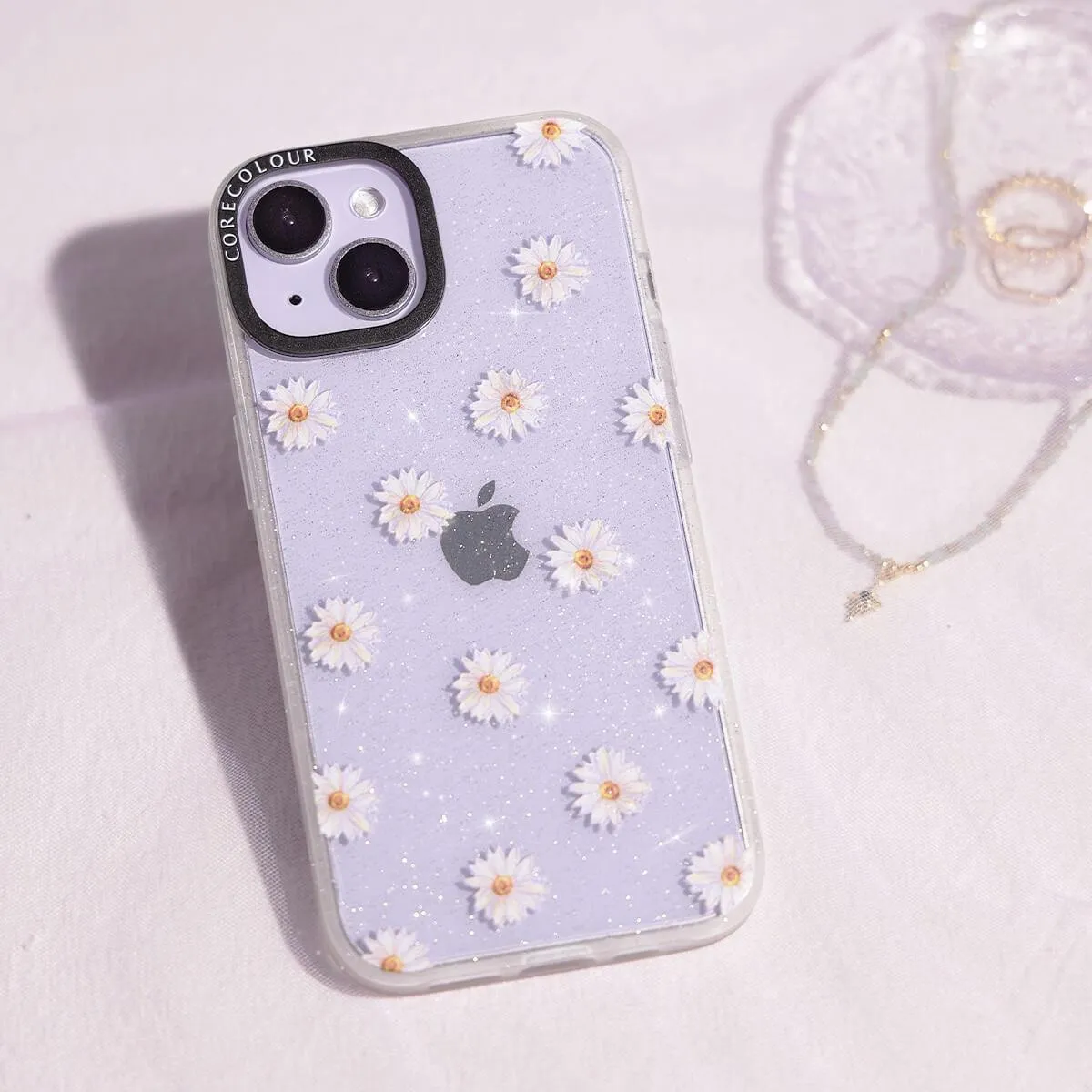 iPhone 12 Pro Max Oopsy Daisy Glitter Phone Case