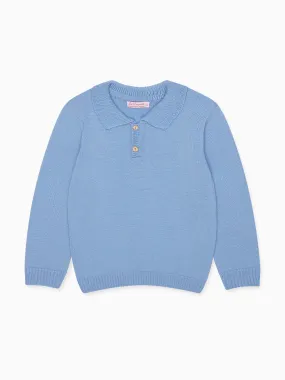 Light Blue Brio Merino Boy Jumper