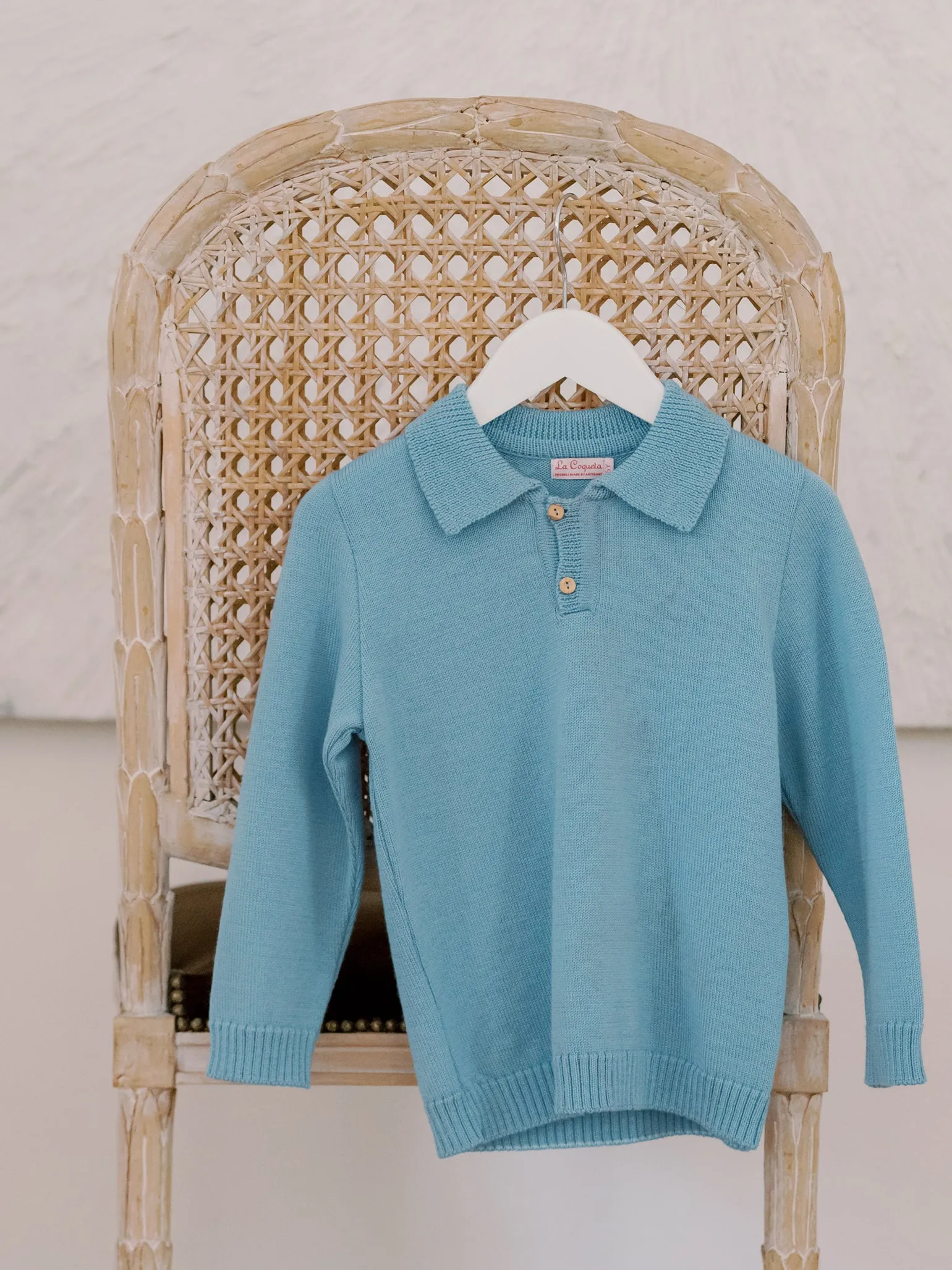 Light Blue Brio Merino Boy Jumper