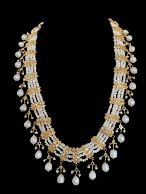 LN153 Esra multipendant necklace- fresh water pearls   ( SHIPS IN 4 WEEKS  )