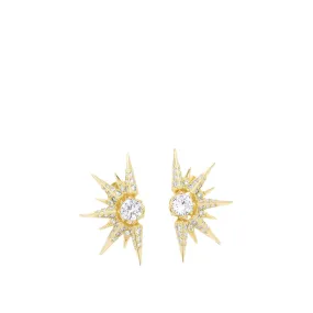 MELINDA MARIA | Gabriella Sunburst Stud Earrings