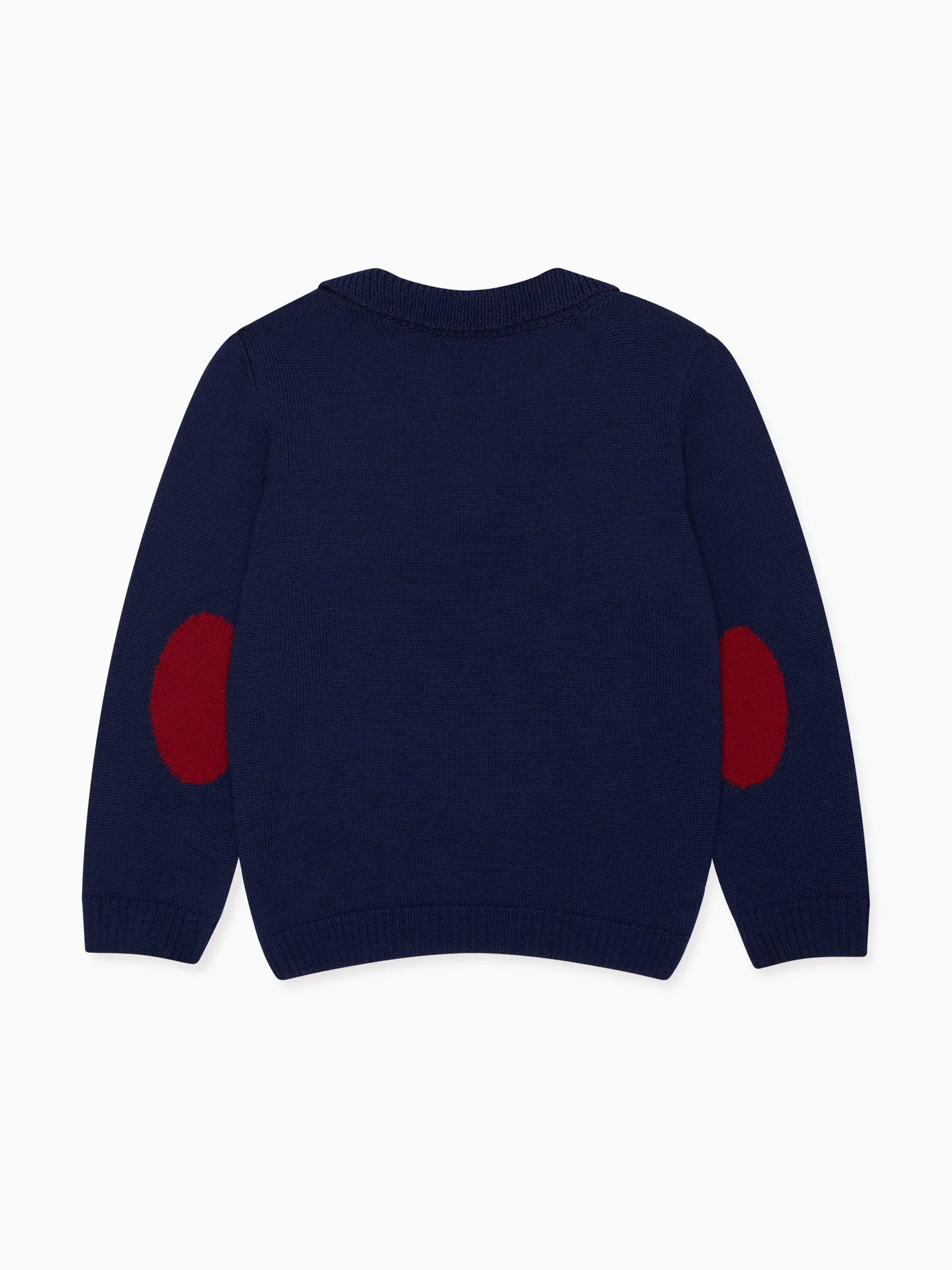 Navy Brio Merino Boy Jumper