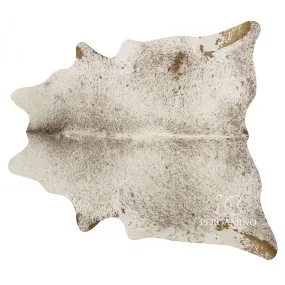 Pergamino Brown Speckled Cowhide Rug